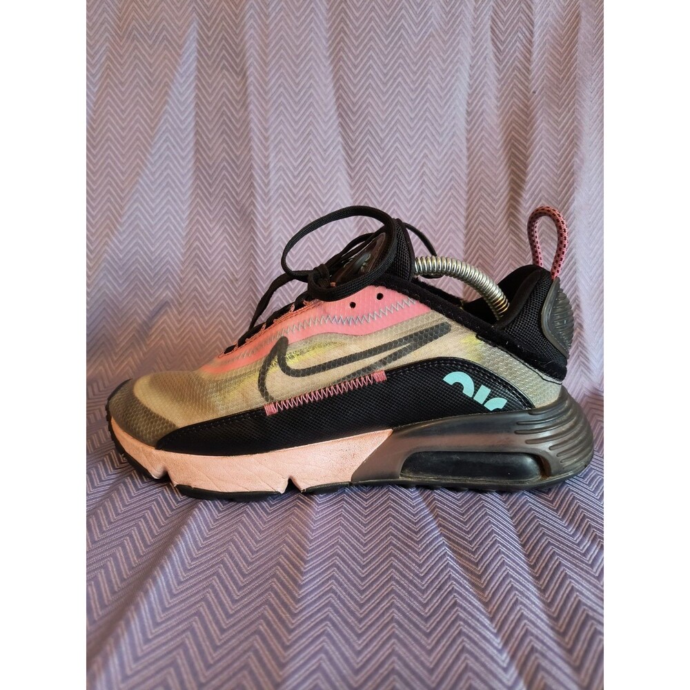 Nike Air Max White Black Pink Foam Lotus CW4286-100 Women’s Size 6.5